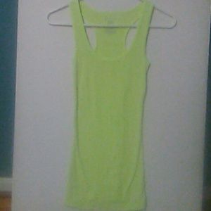 × Nobo neon yellow tank top *